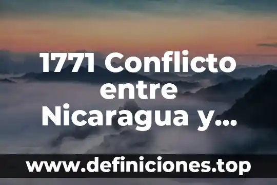 Que es el conflicto entre grupos 3 1771 Conflicto entre Nicaragua y Colombia por qué es