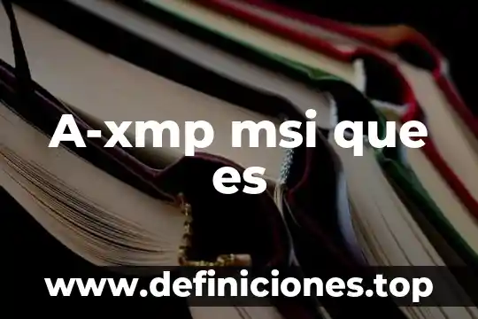 Zosan que es 8 A-xmp msi que es
