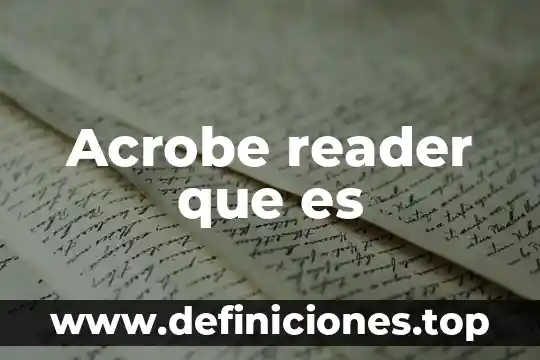 Que es archivo mus 3 Acrobe reader que es