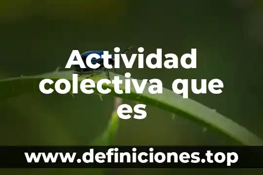 Que es firma firma en razones de actividad 3 Actividad colectiva que es
