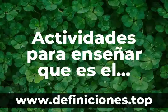 Actividades para enseñar que es el comportamiento humano