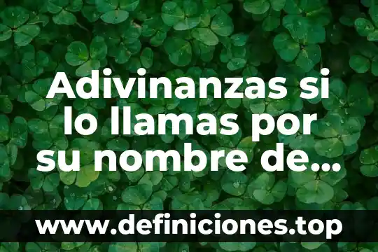 Que es contexto y nombre del autor que lo dice 5 Adivinanzas si lo llamas por su nombre de saparesera que es