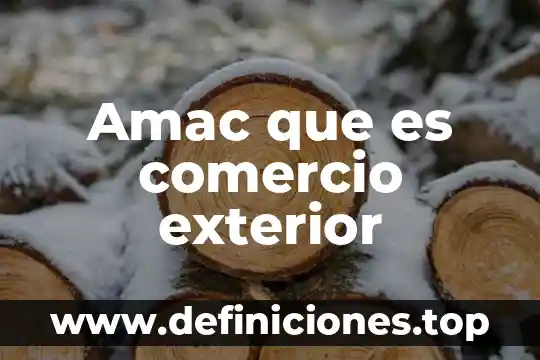 Que es un permiso al comercio exterior 6 Amac que es comercio exterior