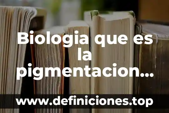 Qué es reglas de un juego 6 Biologia que es la pigmentacion en las plantas