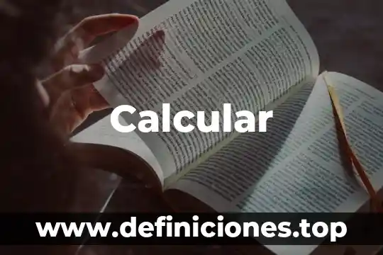 Calcular que es 4 Calcular