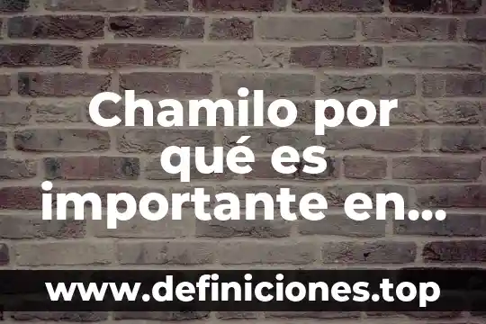 Que es una plataforma elevadora articulada 4 Chamilo por qué es importante en la plataforma de educación