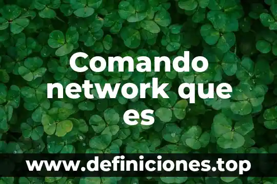 Que es un comando rectangulo autocad 4 Comando network que es