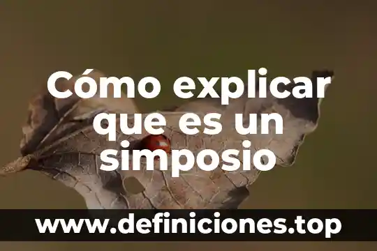 Cómo explicar que es una receta a un niño 3 Cómo explicar que es un simposio
