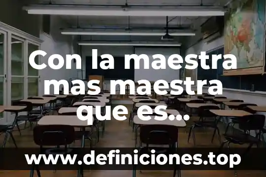 Qué es mejor maestra de primaria o preescolar 4 Con la maestra mas maestra que es siniestra canción rock