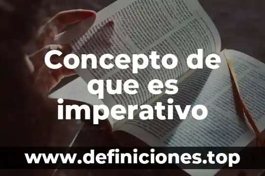 Qué es la marca Guanajuato concepto y significado 4 Concepto de que es imperativo