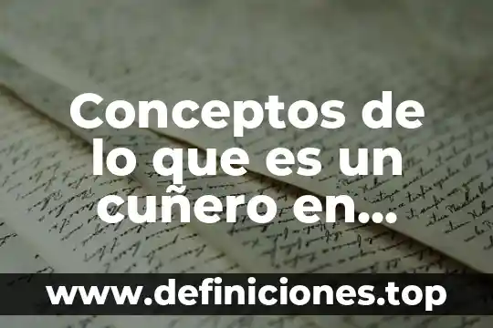 Qué es conceptos del cuidador primario 5 Conceptos de lo que es un cuñero en fresadora