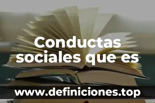 Que es materialismo historico en ciencias sociales 7 Conductas sociales que es