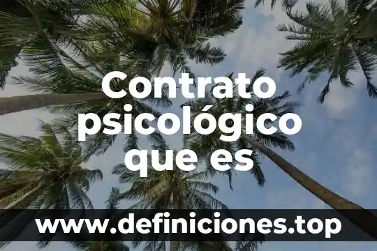 Para qué es el código post IBM 3 Contrato psicológico que es