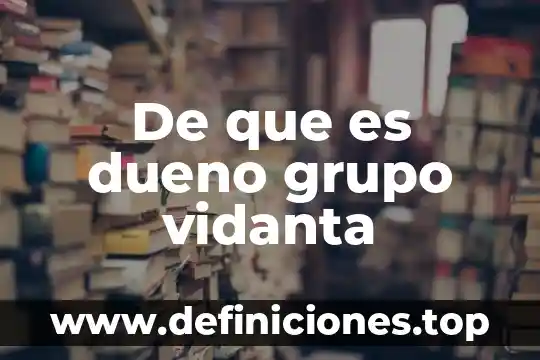 De que es dueno grupo vidanta