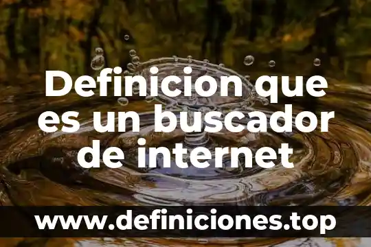 Qué es un buscador de referencia web 6 Definicion que es un buscador de internet