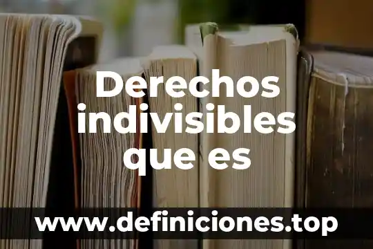 Qué es el albacea derechos 5 Derechos indivisibles que es