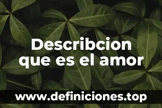 Que es y para que sirve la prueba de macrohematocrito 5 Describcion que es el amor