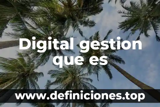 Compuerta digital que es 5 Digital gestion que es