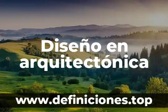 Qué es un diseño de muebles 4 Diseño en arquitectónica
