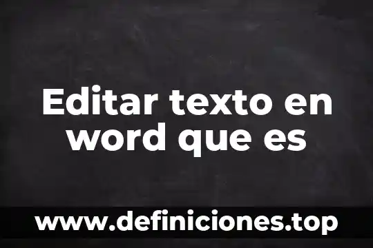 Que es una pagina web realizada en flash 4 Editar texto en word que es