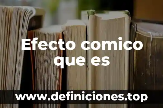 Efecto rubin que es 3 Efecto comico que es