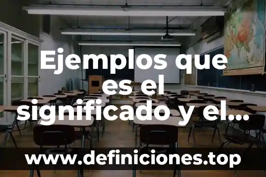 Que es fugitivo ejemplos 8 Ejemplos que es el significado y el significante
