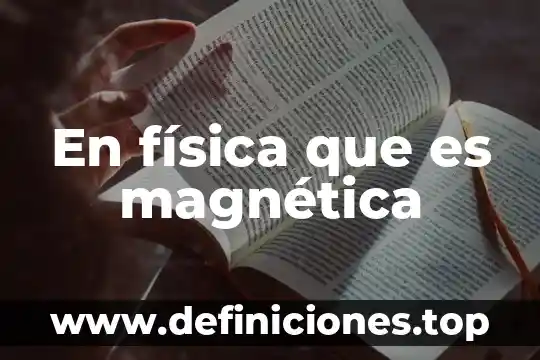 Que es una resistencia y una unidad magnética 4 En física que es magnética