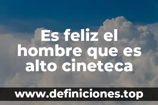 Que es el nivel mas alto de la espiritualida 3 Es feliz el hombre que es alto cineteca
