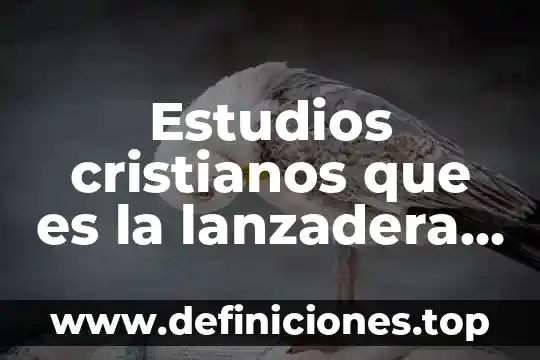 Que es ser compañero y equipo en tu matrimonio cristianos 4 Estudios cristianos que es la lanzadera del tejedor