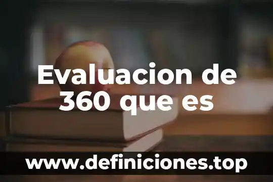 Evaluacion de 360 que es