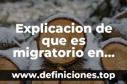Documento migratorio que es 3 Explicacion de que es migratorio en derecho