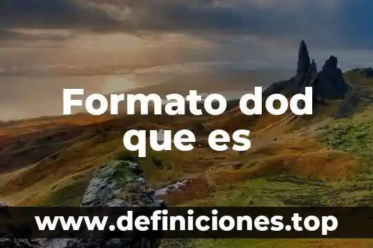 Que es el formato de texto en word 4 Formato dod que es