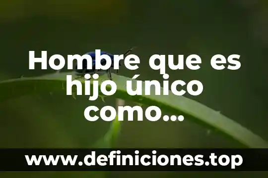 Que es admirar a un hombre 6 Hombre que es hijo único como reacciona en el embarazo