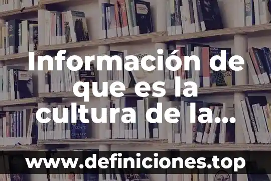 Que es programa eduquemos para la paz 4 Información de que es la cultura de la paz