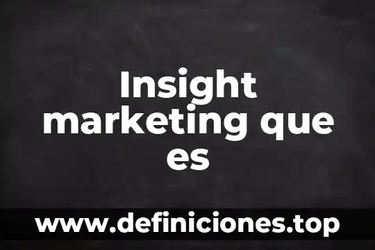 Que es blend marketing 4 Insight marketing que es