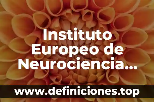 Que es lo que hacen los dentistas 8 Instituto Europeo de Neurociencia que es lo que hacen