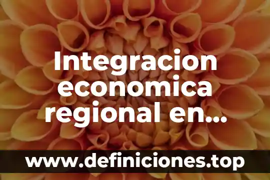 Que es la estructura economica compleja y sus diferencias 6 Integracion economica regional en europa que es