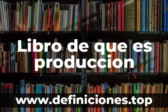 Libro de que es produccion