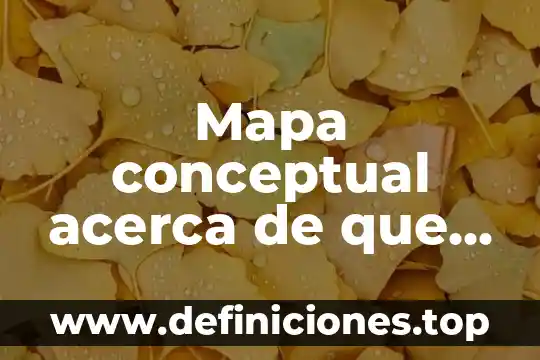 Mapa conceptual acerca de que es una gramema