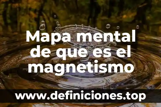 Que es un mapa mental y su funcion 6 Mapa mental de que es el magnetismo