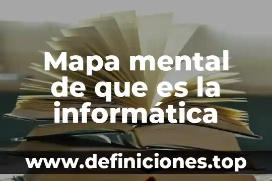 Que es logica computacional en informatica 8 Mapa mental de que es la informática