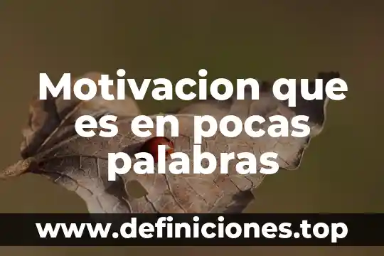 Qué es aire en pocas palabras 4 Motivacion que es en pocas palabras