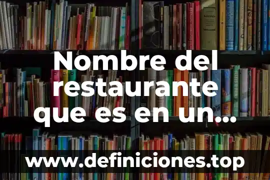Nombre del restaurante que es en un patio de casa