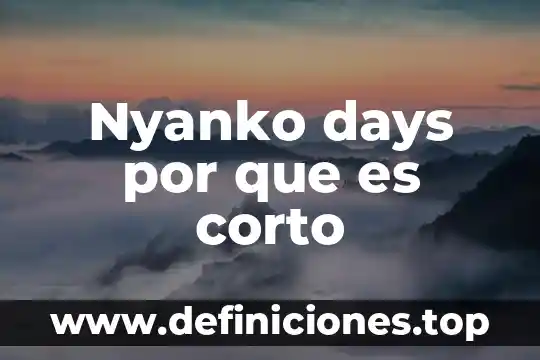 Que es curso corto y curso largo 3 Nyanko days por que es corto