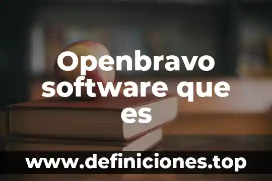 Software del sol que es 7 Openbravo software que es