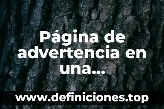 Qué es un informe de investigación y su importancia 7 Página de advertencia en una investigación que es