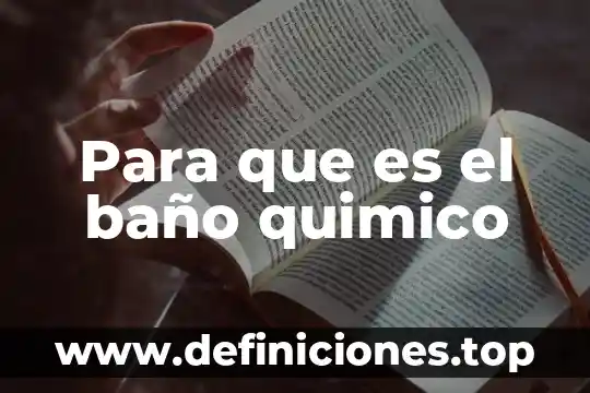 Que es barajar a una persona 7 Para que es el baño quimico