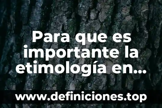 Por que es importante la firma de las escrituras 7 Para que es importante la etimología en la vida