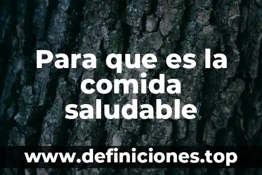 Que es un slider comida 3 Para que es la comida saludable