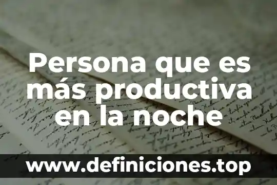 De que es la composicion del cuadro la noche estrellada 7 Persona que es más productiva en la noche